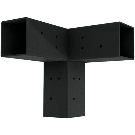 4x4 3 way metal brackets|4x4 corner brackets home depot.